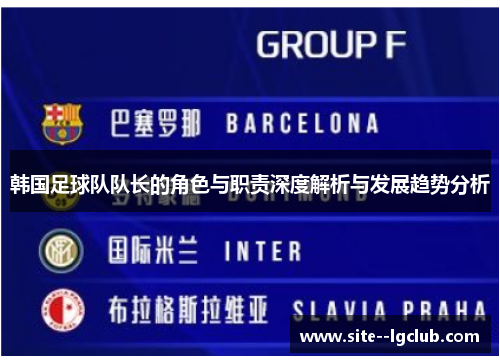 韩国足球队队长的角色与职责深度解析与发展趋势分析